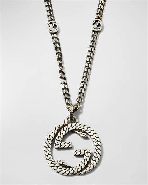 gucci necklace coins and crystals|gucci necklace men.